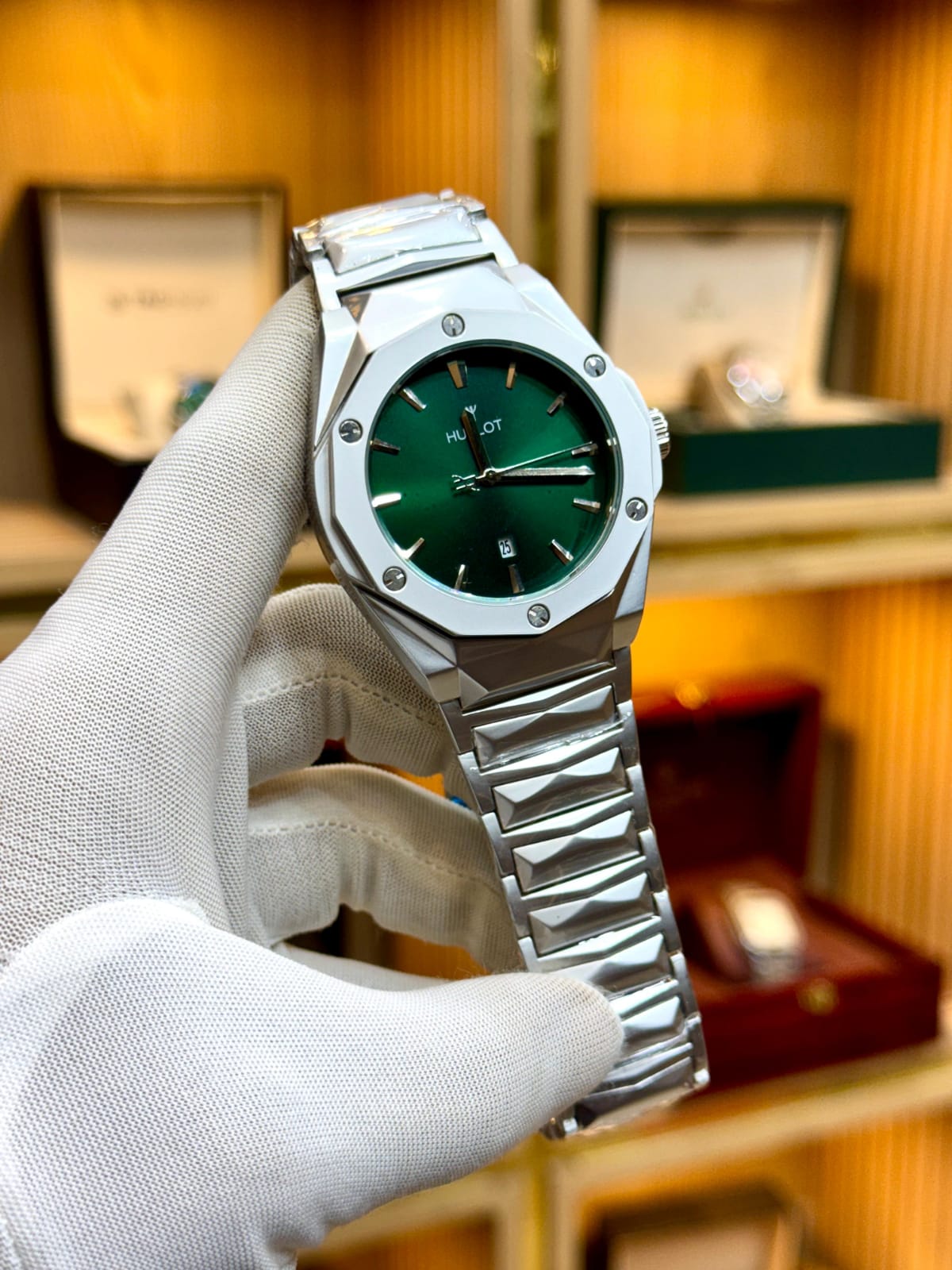 Hublot steelness steel watch