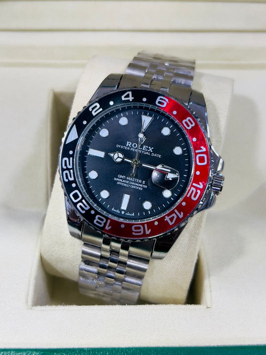 ⌚ Rolex Rotating Dial Stainless Steel Watch