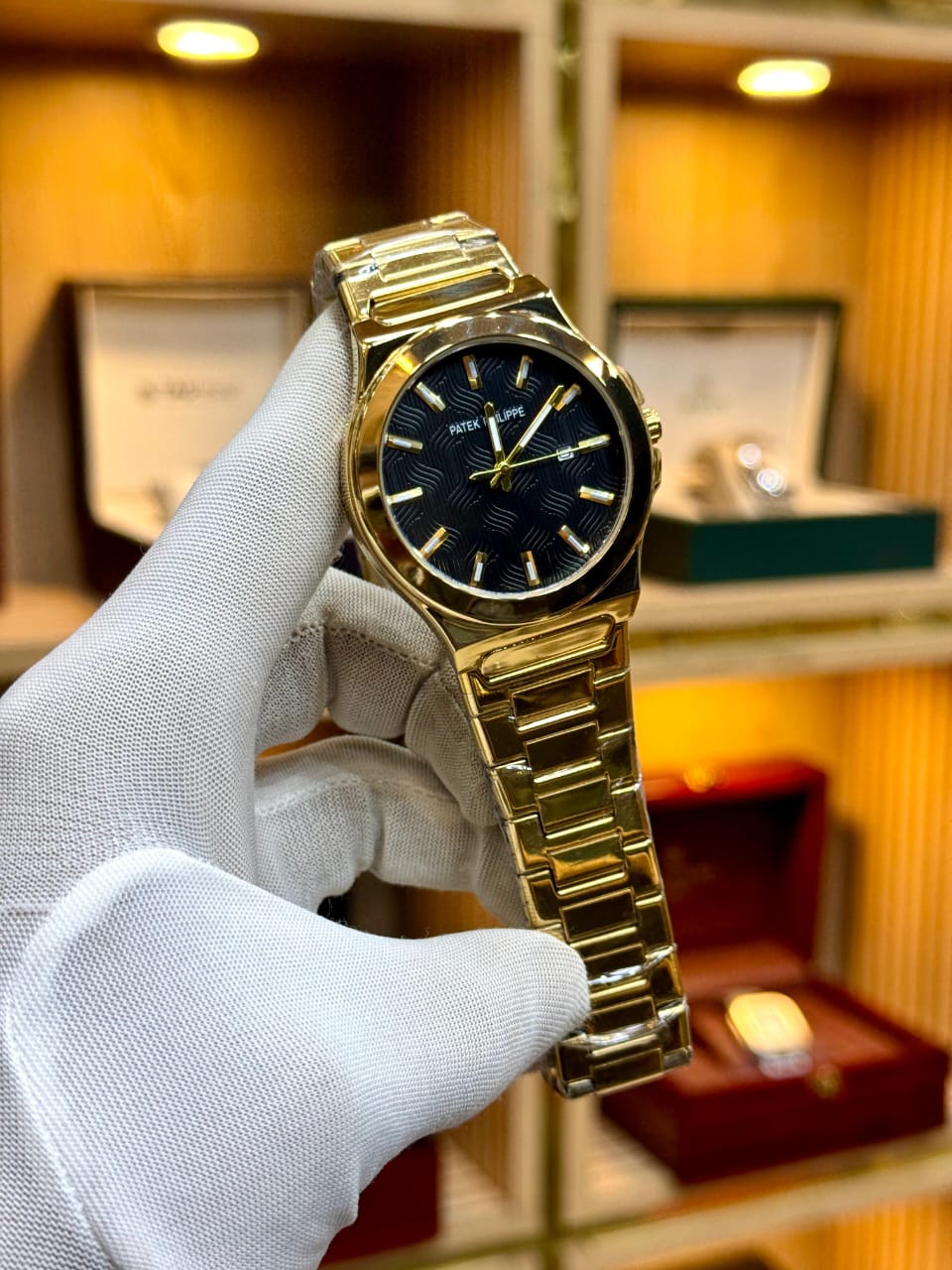 🕰️ Patek Philippe Quartz Watch (Second Copy)