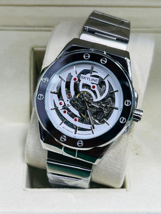 ⚙️ Skyline Skeleton Mechanical Watch – Where Precision Meets Design