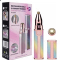 ✨ 2-in-1 Eyebrow & Facial Hair Trimmer – Painless Precision Grooming
