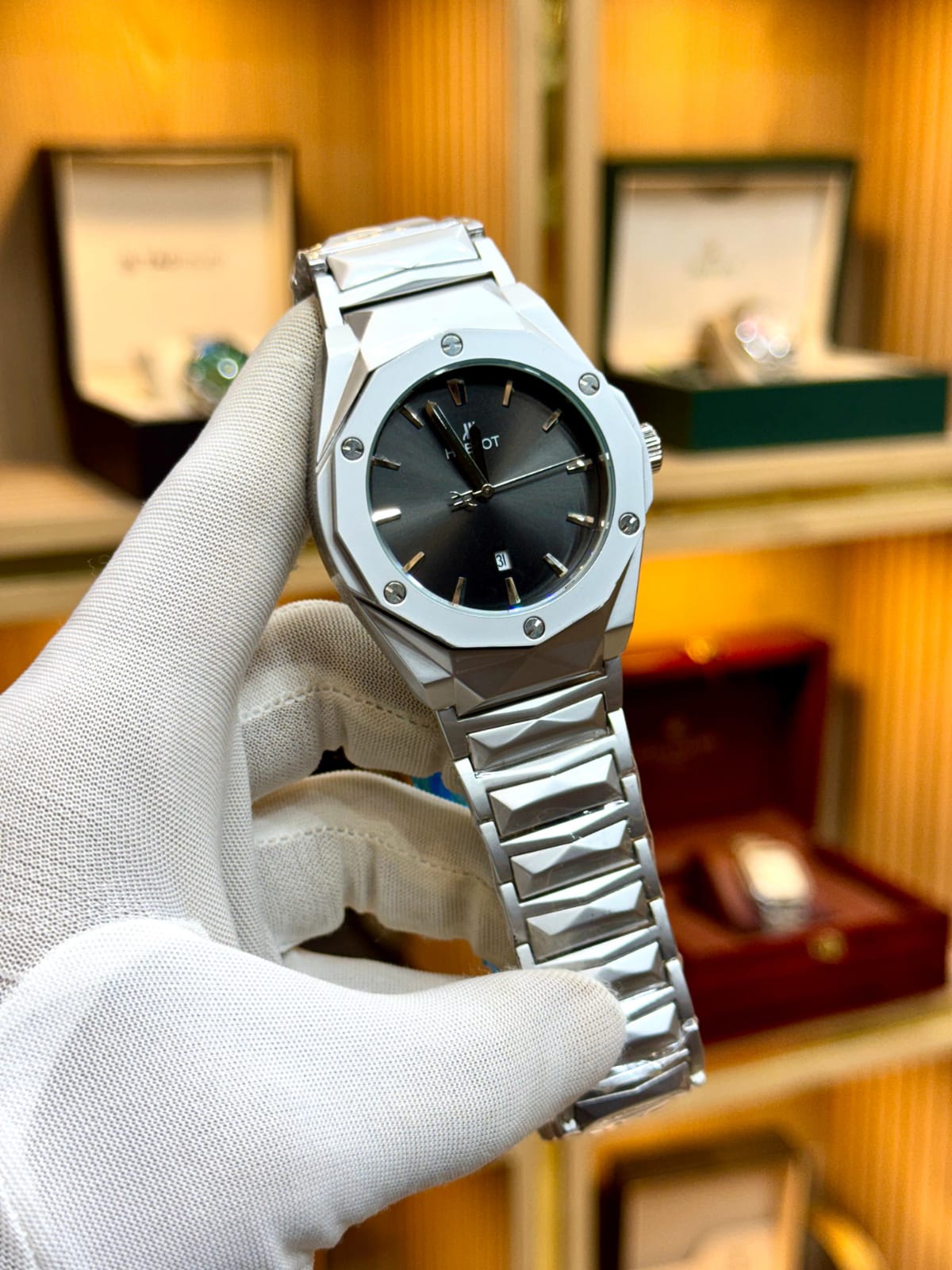 Hublot steelness steel watch