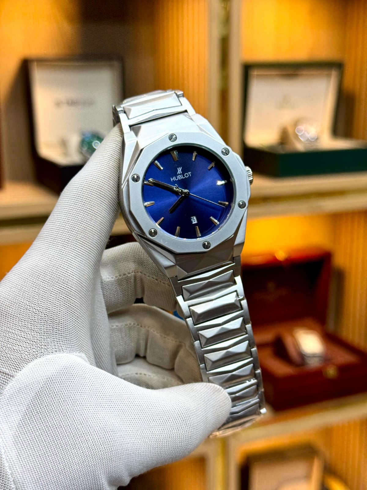 Hublot steelness steel watch
