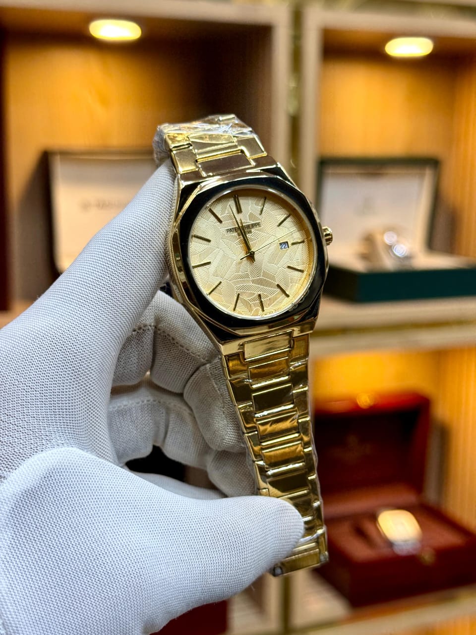🕰️ Patek Philippe Quartz Watch (Second Copy)