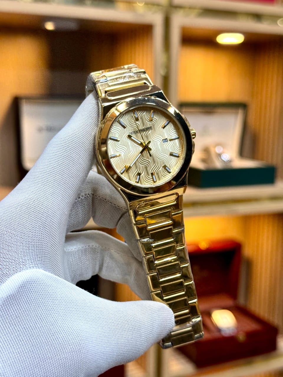 🕰️ Patek Philippe Quartz Watch (Second Copy)