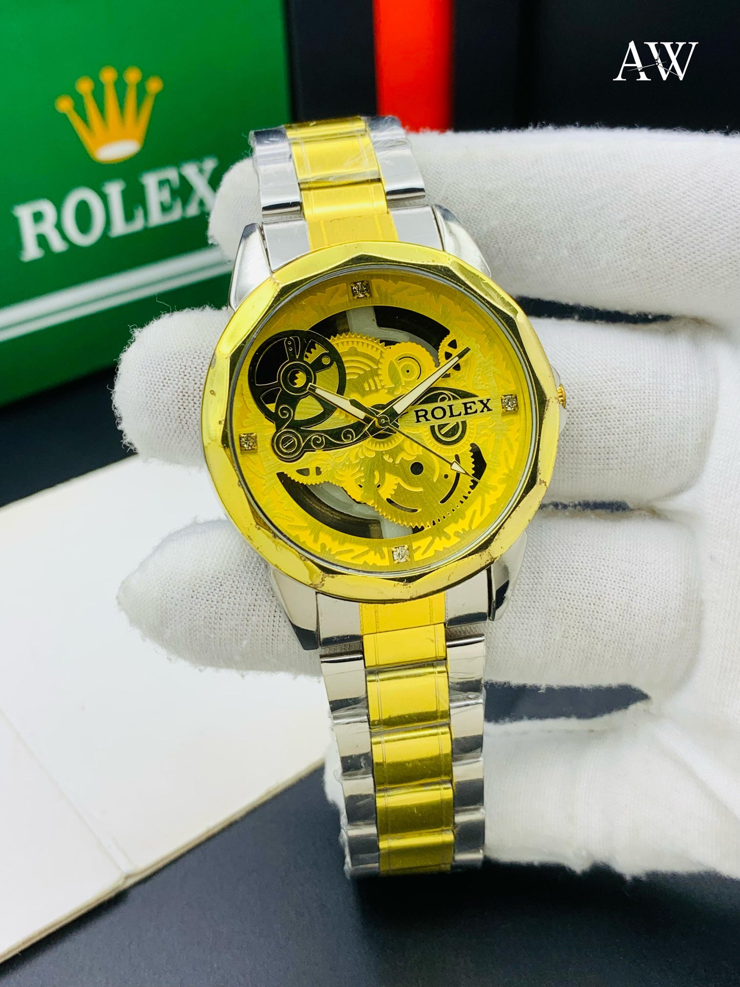 ⌚ Rolex Gents Watch – Prestige & Power with Push Lock Security