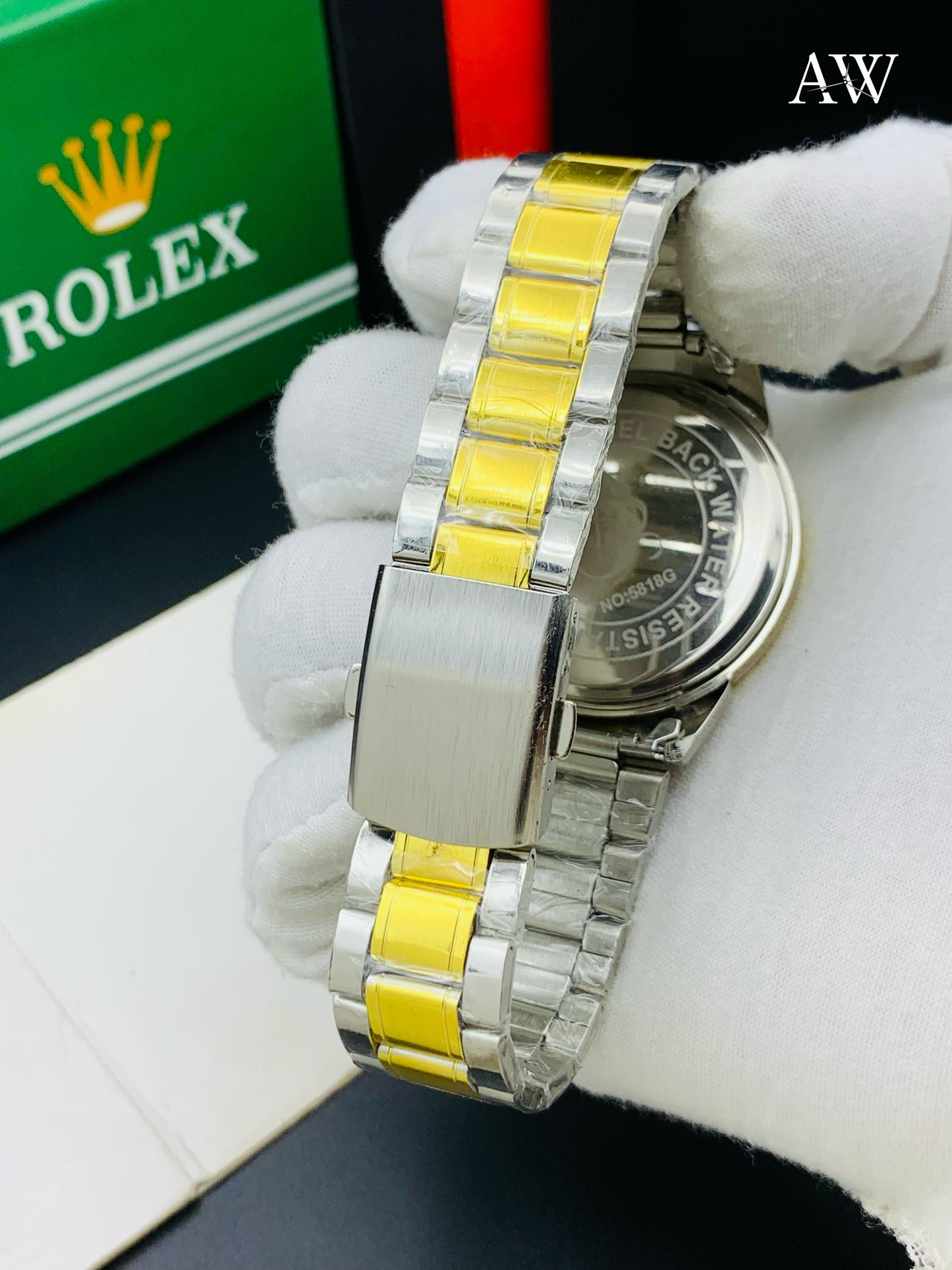⌚ Rolex Gents Watch – Prestige & Power with Push Lock Security