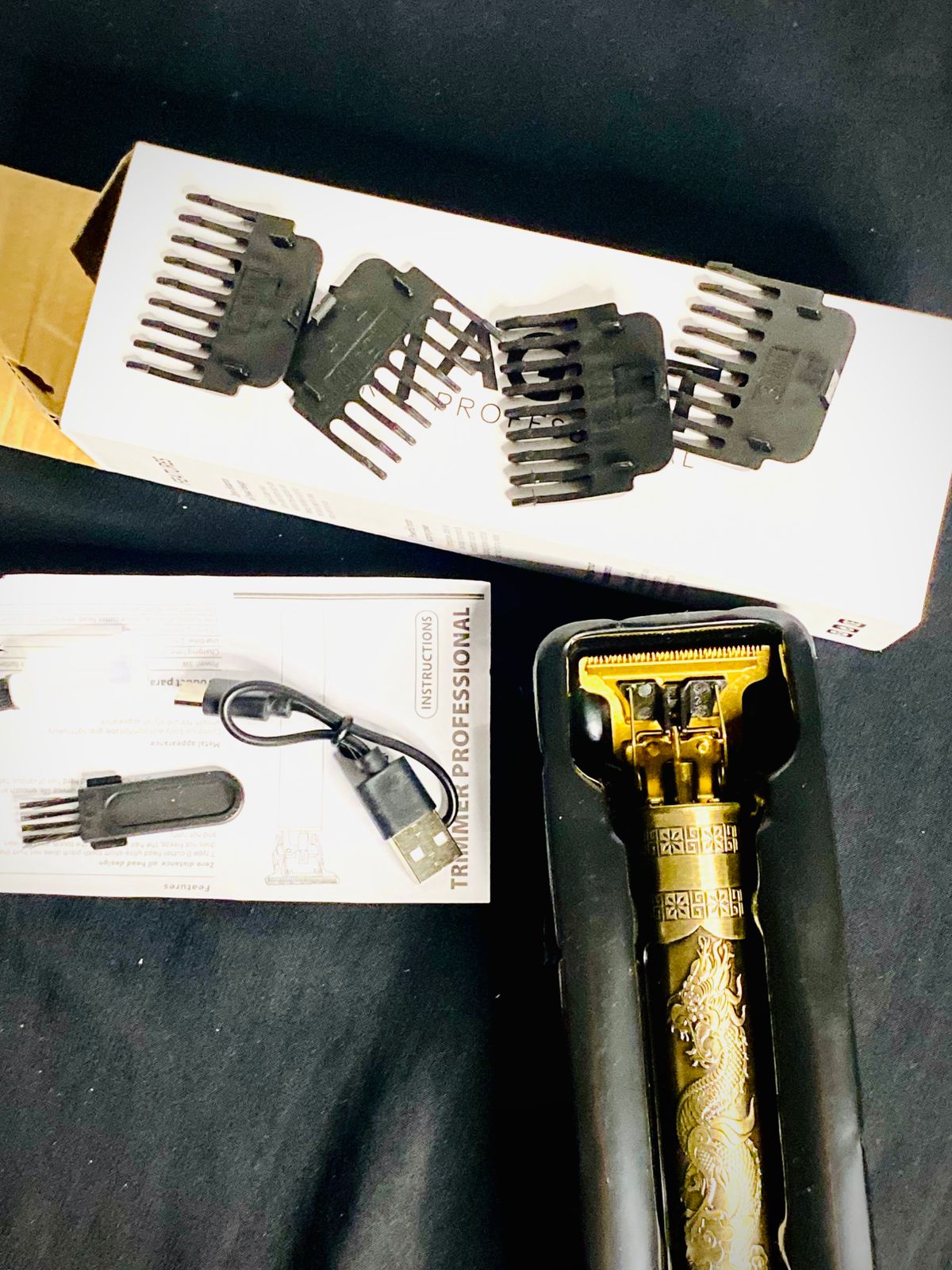 ✂️ T9 Professional Hair Trimmer – Vintage Metal Edition